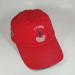 2009 U.S. Open Bethpage Black,  Red Golf Cap Hat Adjustable One Size